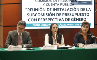 INSTALAN DIPUTADOS LA SUBCOMISIÓN DE PRESUPUESTO CON PERSPECTIVA DE GÉNERO